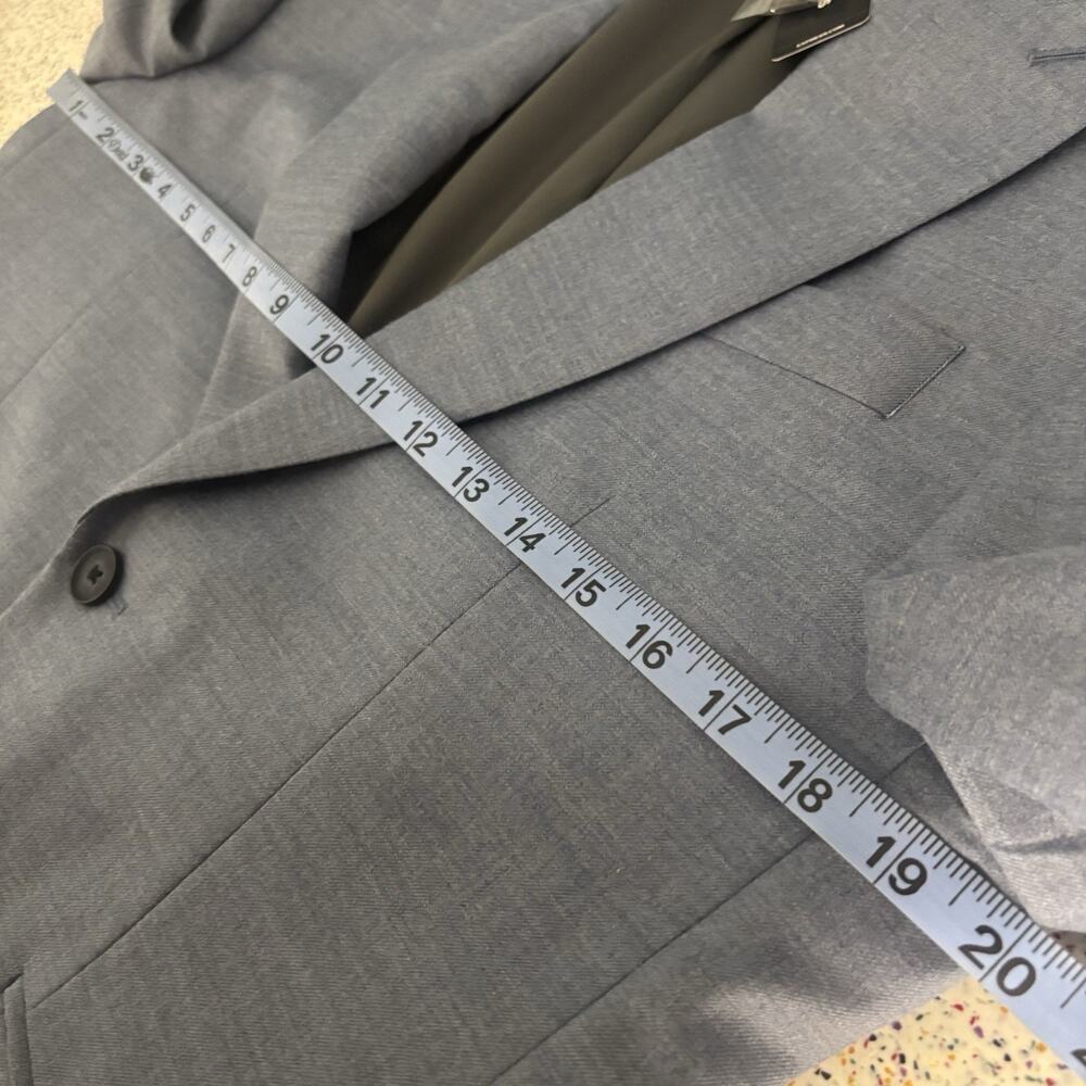 NWT EXPRESS Men’s 38S Blue Sports Jacket Blazer Suit Coat New Wool Blend - Picture 7 of 10